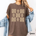 Gingerbread Man Woman Checkered Shirt Boho Christmas Vintage Checker Board Trendy Aesthetic Holiday Tee Graphic Tee – Cozy Vibes · Top Pick For Any Outfit