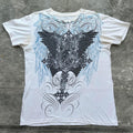 Vintage Y2K Revolution Grunge Affliction AOP Cross Shirt Graphic Tee – Warm & Stylish · Great Gift For Fans
