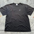 Vintage Nike Embroidered Swoosh Distressed Faded Black Shirt Graphic Tee – Soft Feel · Must-Have Style