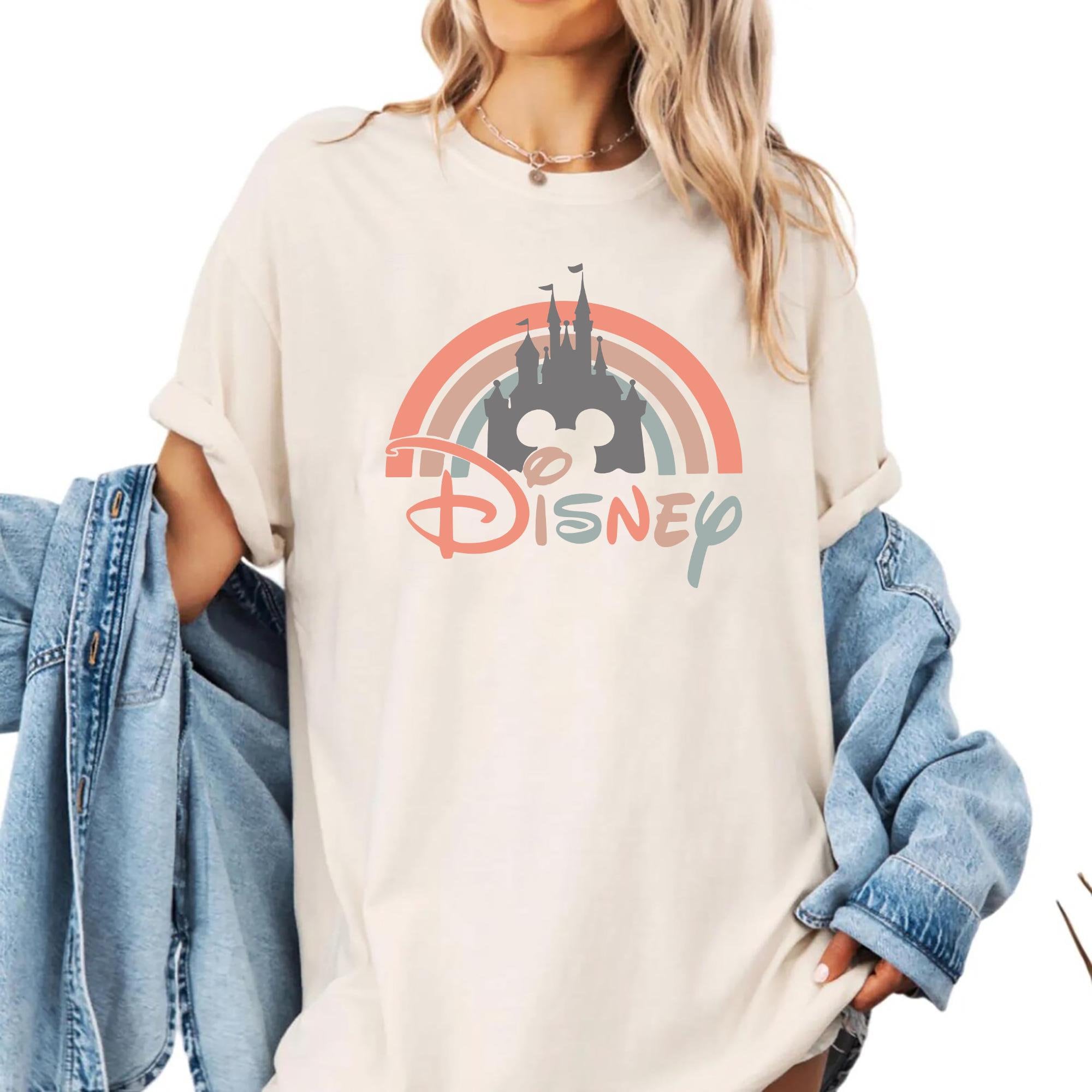 Retro Disney Castle and Mickey Ear Shirt Vintage inspired Disney T shirt for Disney Lover Disney Vacation Apparel Magical Theme Park Outfit Graphic Tee – Easygoing Wear · Must-Have Style