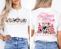 Retro 2 Sided Disney Christmas Pink Lights Shirt Cute Mickey And Friends Xmas Tshirt Disney Mickey39s Very Merry Christmas Sweatshirt Sweatshirt – Soft Feel · Trending Graphic Apparel