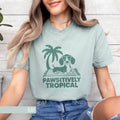 Cute Dachshund T Shirt Pawsitively Tropical Summer Tee Funny Dog Lover Gift Casual Unisex T Shirt Pet Owner Shirt Doxie Mom Tee Graphic Tee – Cozy Vibes · High-Quality Print