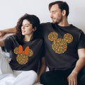 Thanksgiving Couple Shirt Cute Matching T shirt Thankful Group Outfit Fall Minnie Mickey Ear shirt Graphic Tee – Soft Feel · High-Quality Print