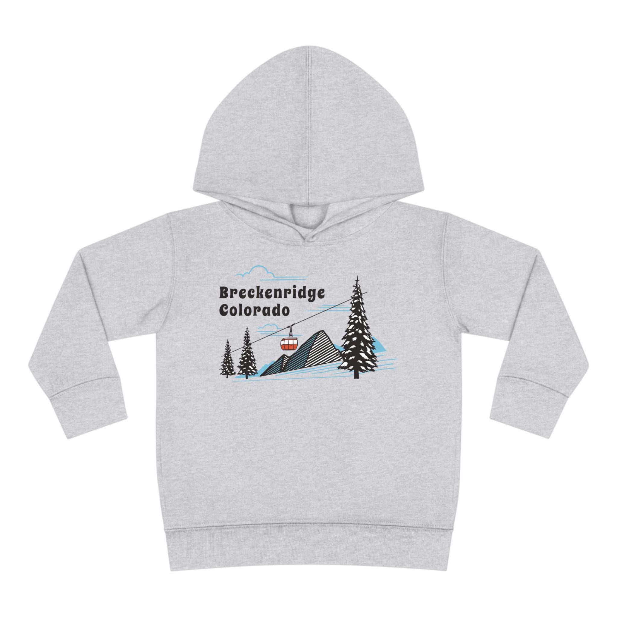Breckenridge Colorado Toddler Hoodie Unisex Mountain Gondola Fleece Pullover Sweatshirt Kids Hooded Jumper Colorado Souvenir Hoodie – Aesthetic Look · Must-Have Style