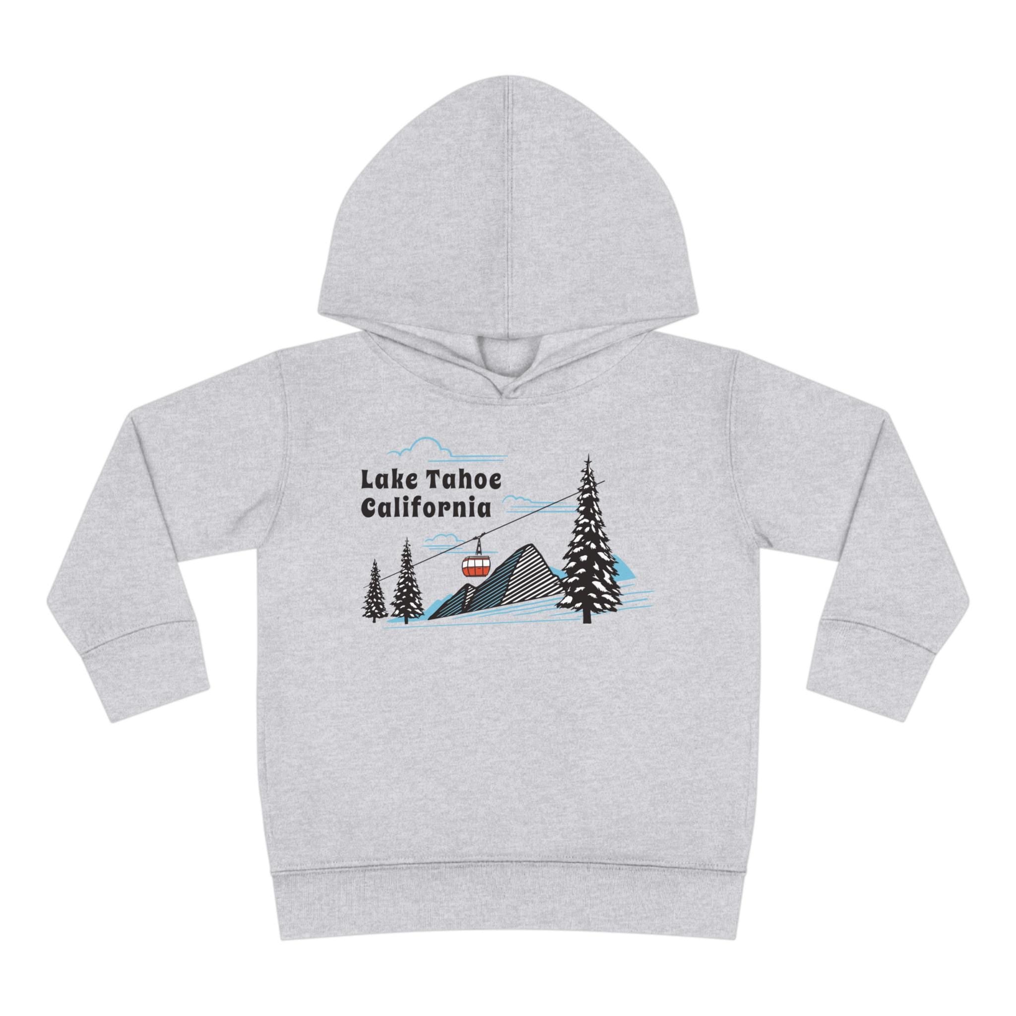 Lake Tahoe California Toddler Hoodie Unisex Mountain Gondola Fleece Pullover Sweatshirt Kids Hooded Jumper California Souvenir Hoodie – Everyday Comfort · High-Quality Print