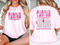 Breast Cancer Tour Shirt The Fight Tour Shirt Breast Cancer October T Shirt Breast Cancer Sweater Pink Ribbon Shirt Graphic Tee – Easygoing Wear · Perfect For Daily Wear