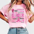 Breast Cancer Shirt Support The Fighters Shirt Admire The Survivors Shirt Honor The Taken Pink Ribbon Shirt Breast Cancer Awareness Graphic Tee – Bold Style · Must-Have Style