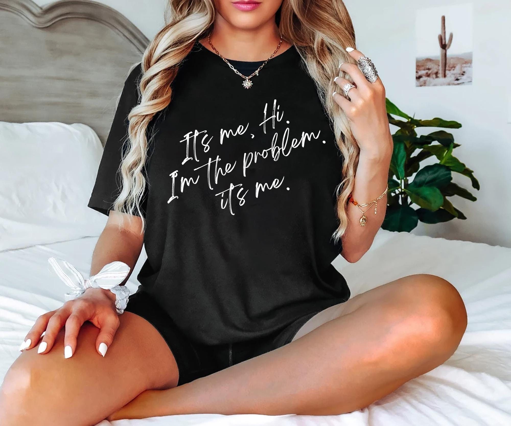 Its Me Hi Im the Problem Trendy Quote Shirt Funny Pop Culture Graphic Tee for Women Witty Custom Gift for Her Stylish Statement T Shirt Graphic Tee – Feel-Good Design · Must-Have Style