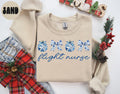 Flight Nurse Christmas Sweatshirt Flight Nurse Sweatshirt Gifts for Women Jumper Shirt Crewneck Long Sleeve Cozy Sweatshirt – Warm & Stylish · Great Gift For Fans