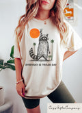 Everyday Is Trash Day Raccoon Meme Shirt Retro Sunset Cool Raccoon Tshirt Aesthetic Womens Sweatshirt Funny Gift For Her Preppy Clothes Sweatshirt – Aesthetic Look · Must-Have Style