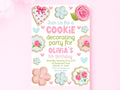 Cookie Decorating Invitation Kids Cooking Party Editable Invitation Decorating Party Baking Birthday Party Invite Printable Invitation Graphic Tee – Cozy Vibes · Great Gift For Fans
