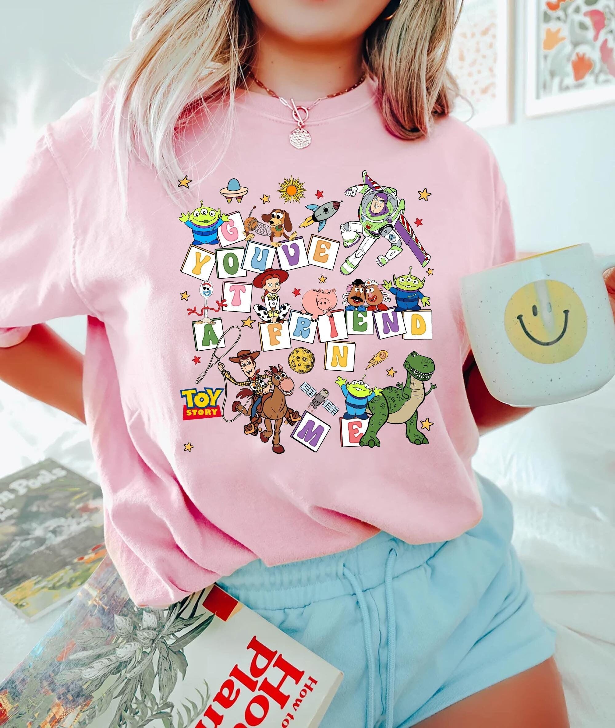 Toy Story You39ve Got a Friend in Me Shirt Disney Character Shirt with Woody Buzz Forky Gift T shirt for Disney Trips and Family Matching Graphic Tee – Easygoing Wear · Top Pick For Any Outfit