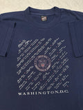 Vintage 1990s 90s Washington DC USA America Presidential Signatures T Shirt XS Graphic Tee – Bold Style · Top Pick For Any Outfit