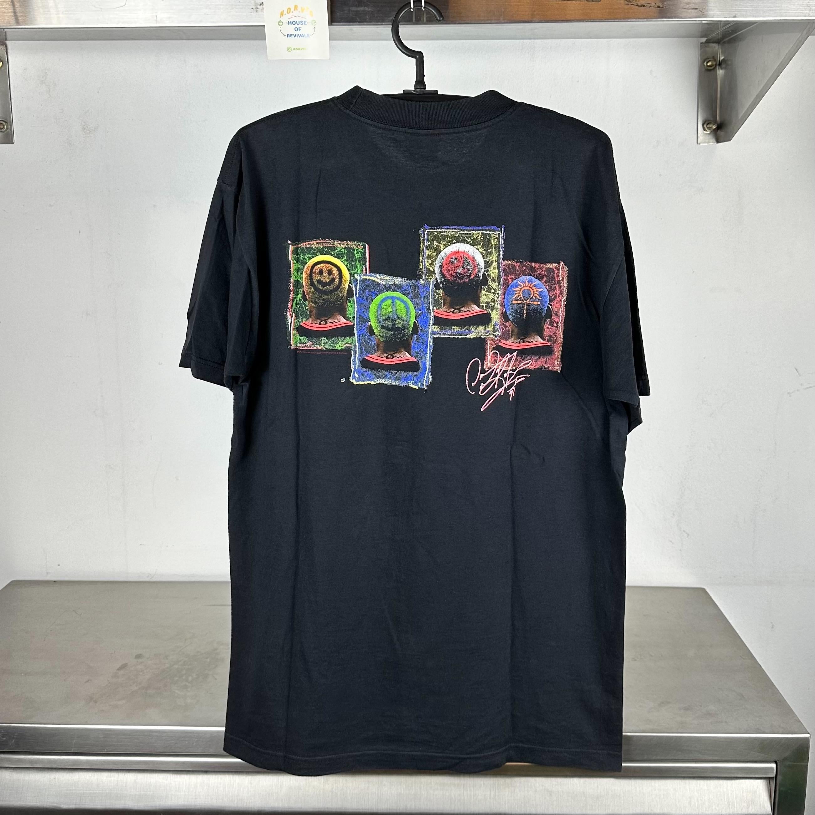 Vintage 90s Dennis Rodman Sign of the Times NBA Large Murina T shirt Vintage Dennis Rodman Vintage NBA Vintage Basketball Dennis Rodman Graphic Tee – Premium Graphic · Must-Have Style
