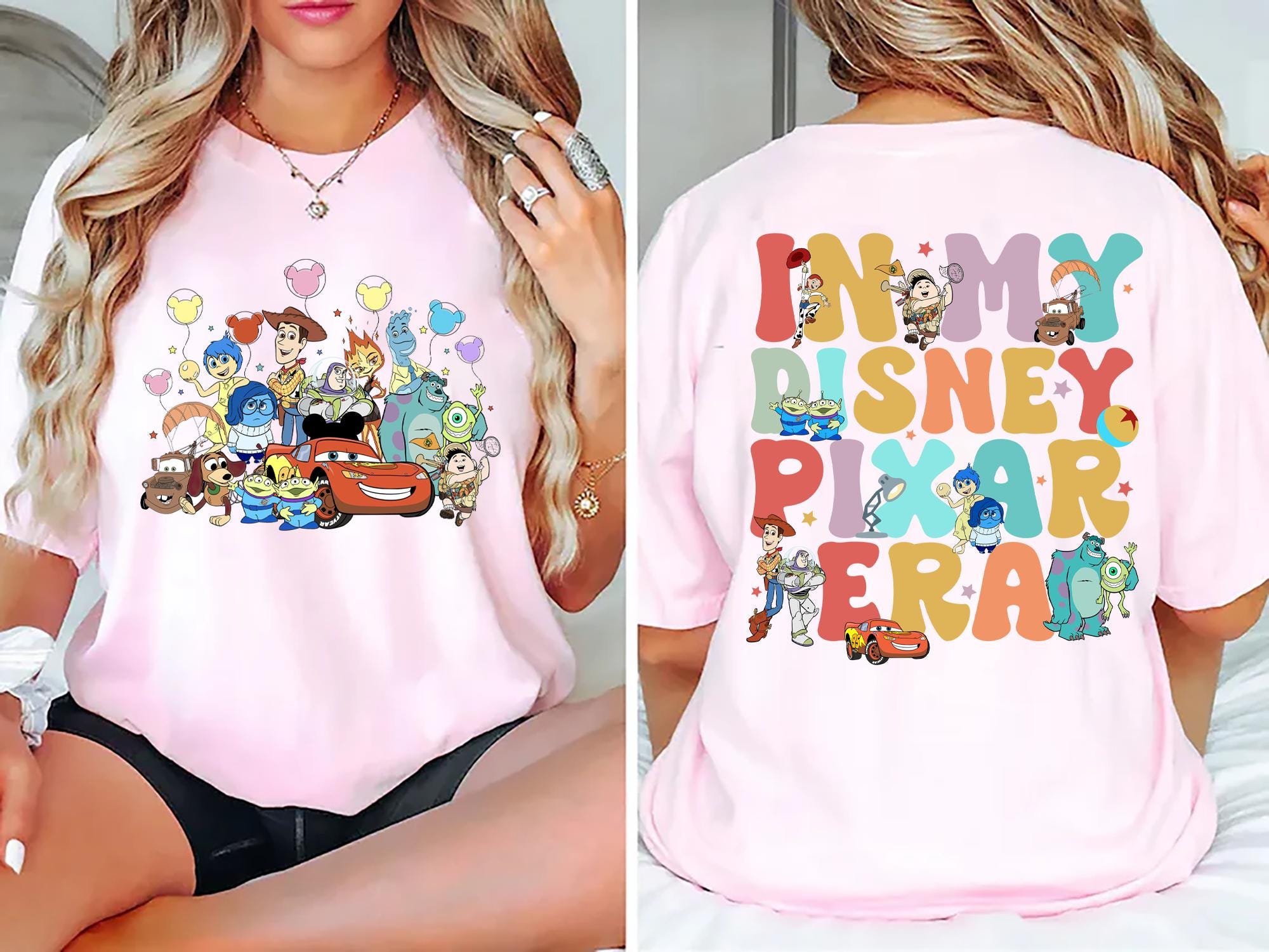 In My Pixar Era Shirt Pixar Character Tee Monsters Inc Toy Story Up and Cars Movie Shirt Perfect Pixar Gift for Disney Lover Graphic Tee – Cozy Vibes · Must-Have Style