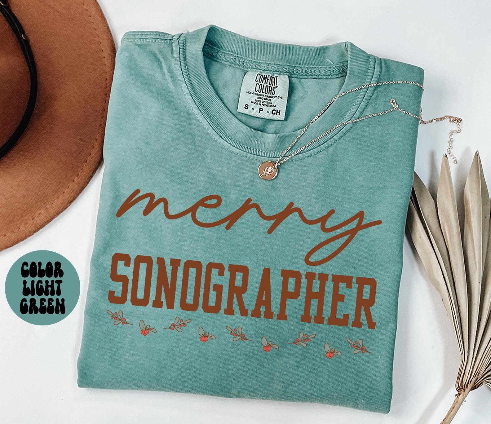 Sonographer Sonography Christmas Shirt Christmas Gifts Comfort Colors Funny Tshirt Crewneck Tee Women Graphic Tee – Cozy Vibes · Top Pick For Any Outfit