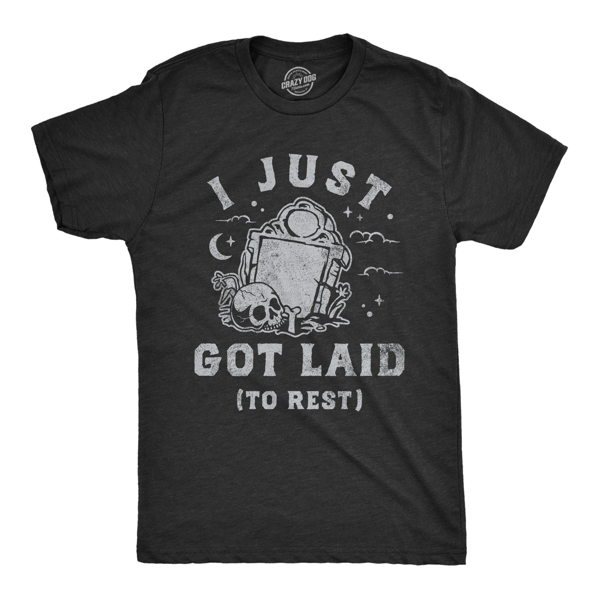 Graveyard Shirt Halloween Shirt Black Spooky Shirt Funny Halloween Shirt Inappropriate Shirt Ghost Costume I Just Got Laid To Rest Graphic Tee – Warm & Stylish · Top Pick For Any Outfit