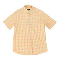 Hugo Boss Mens Yellow Short Sleeve Button Down Shirt Vintage High End Designer Graphic Tee – Fan Favorite · Must-Have Style