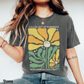 Christian Wildflower Shirt Called Out of Darkness Into Marvelous Light Floral Shirt Boho Flowers Faith Religious Gift Graphic Tee – Aesthetic Look · High-Quality Print