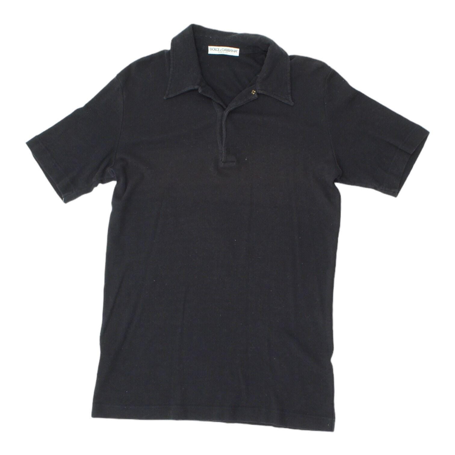 Dolce Gabbana Mens Black Polo Shirt Vintage High End Designer VTG Graphic Tee – Fan Favorite · Perfect For Daily Wear