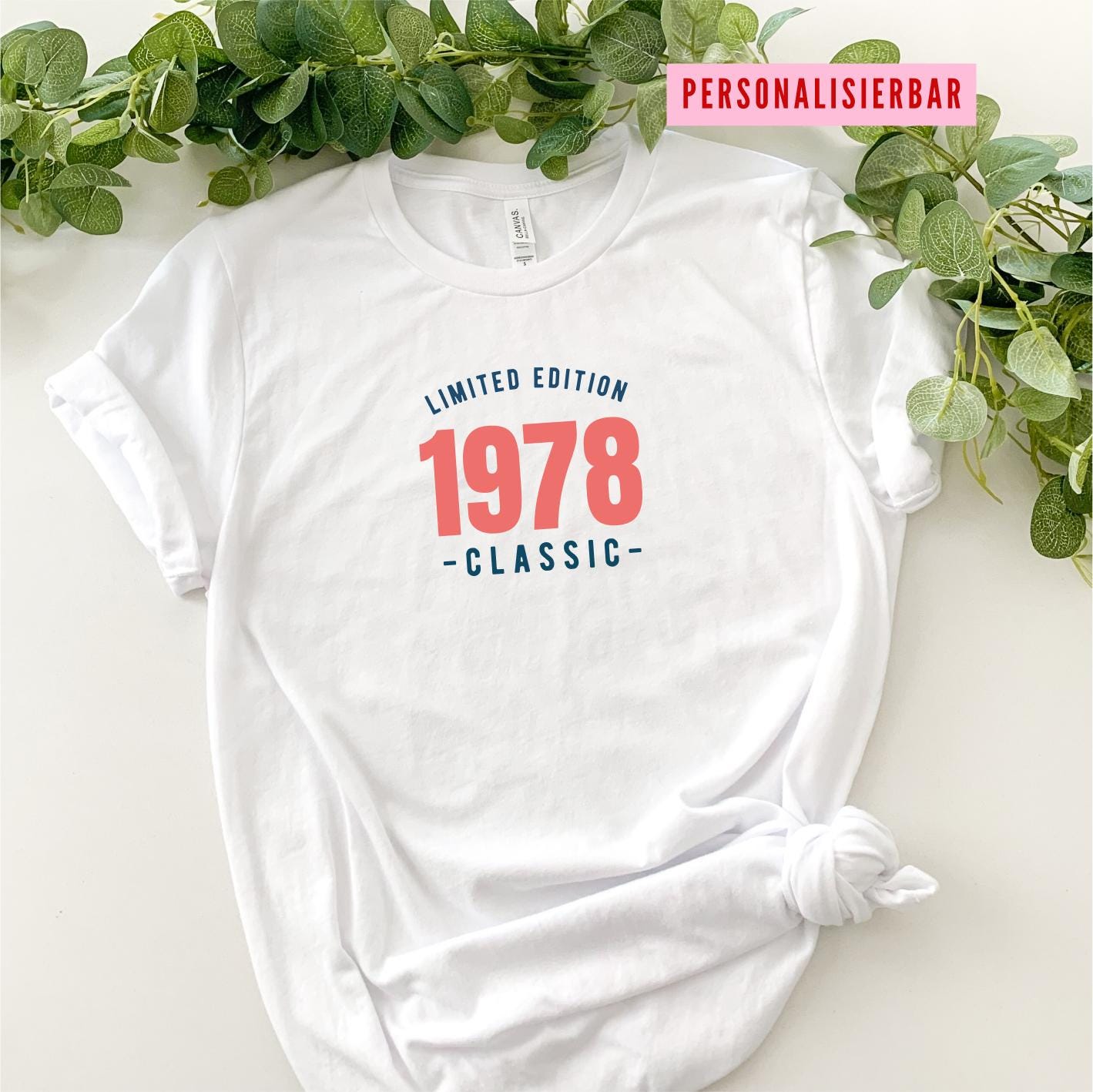 Personalisierbares T Shirt mit individueller Jahreszahl Custom T Shirt mit whlbarer Jahreszahl Individuelles T Shirt mit Jahreszahl Graphic Tee – Bold Style · Great Gift For Fans