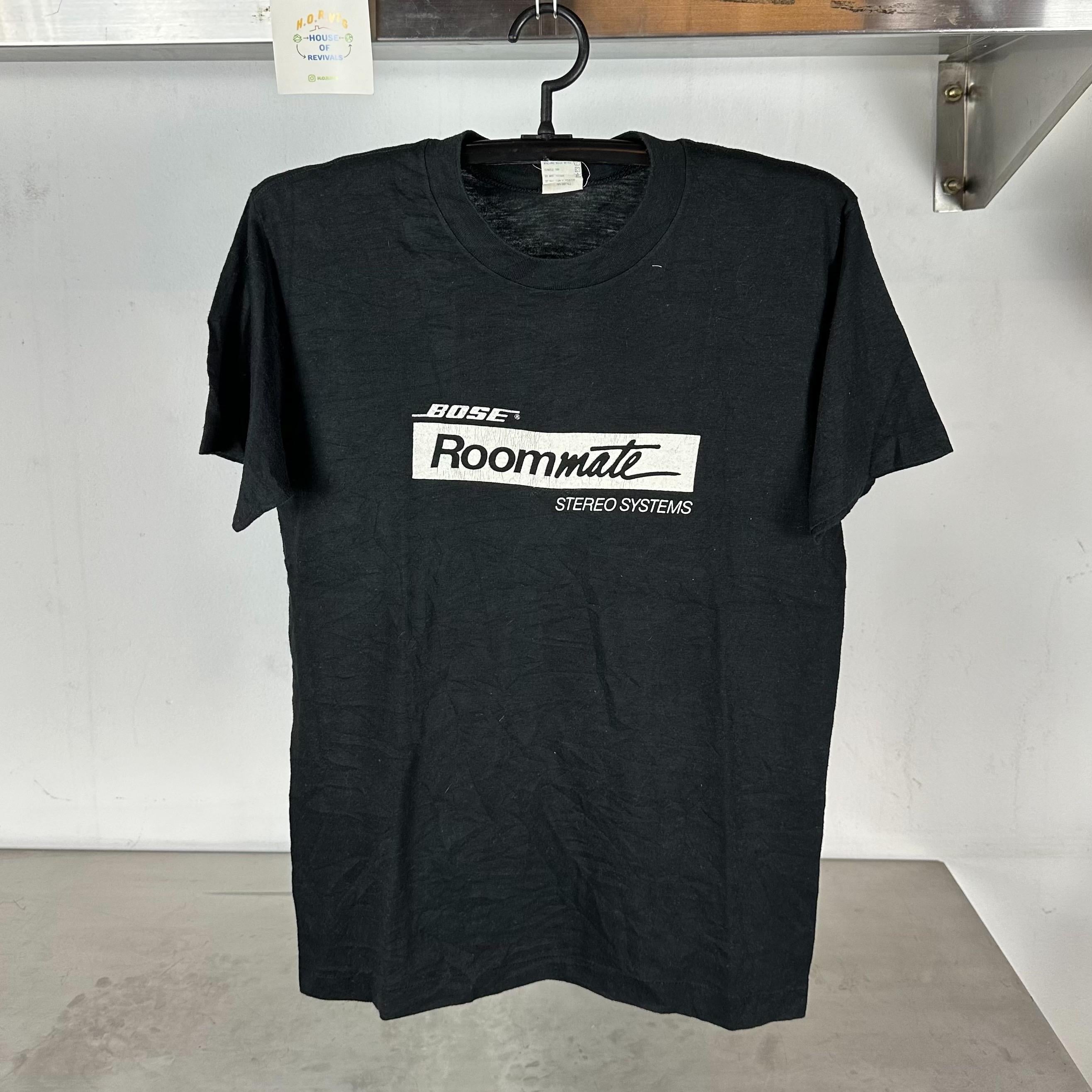 Vintage 80s Bose Roommate Stereo System Cant Live with Just One Promo Medium single stitch T shirt True Vintage Tshirts Promo Tees Graphic Tee – Soft Feel · Trending Graphic Apparel