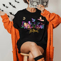Neon Halloween Shirt Glow in the Dark Skeletons Ghosts Witch Tee Spooky Halloween Party Shirt Perfect for Trick or Treating Halloween Party Graphic Tee – Soft Feel · Perfect For Daily Wear