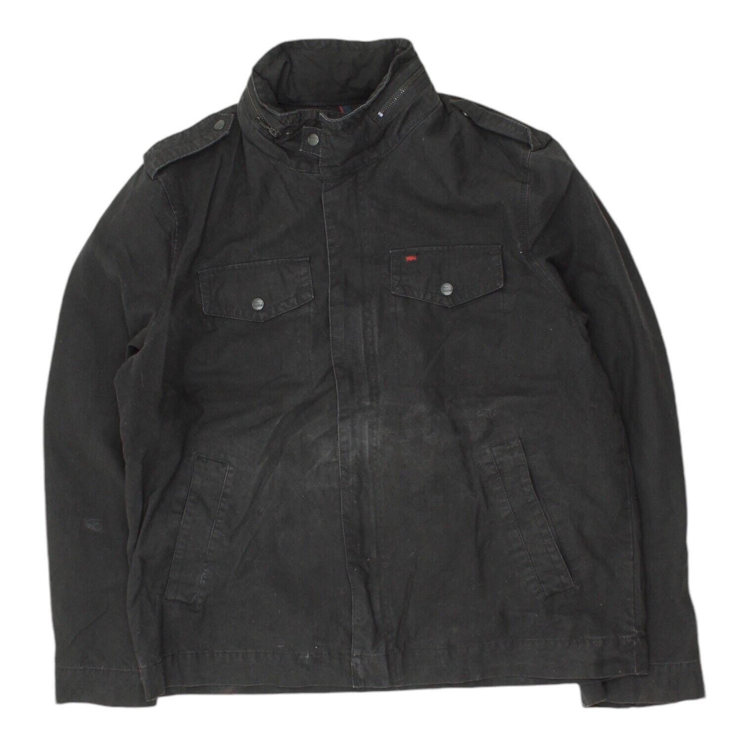 Levis Mens Black Cotton Utility Jacket Vintage Retro US Designer VTG Graphic Tee – Aesthetic Look · Trending Graphic Apparel