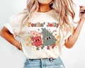 Feelin39 Joy Christmas Shirt Retro Christmas Holiday T shirt Christmas Tree Family Tee Christmas Cozy Outfit Winter Gifts Christmas Mom Graphic Tee – Cozy Vibes · High-Quality Print