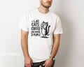 Funny Cat and Coffee Lover T Shirt I Like Cats and Maybe 3 People Funny Quote Tee Unisex Gift for Cat Owners Vintage Style Coffee Shirt Graphic Tee – Feel-Good Design · Trending Graphic Apparel