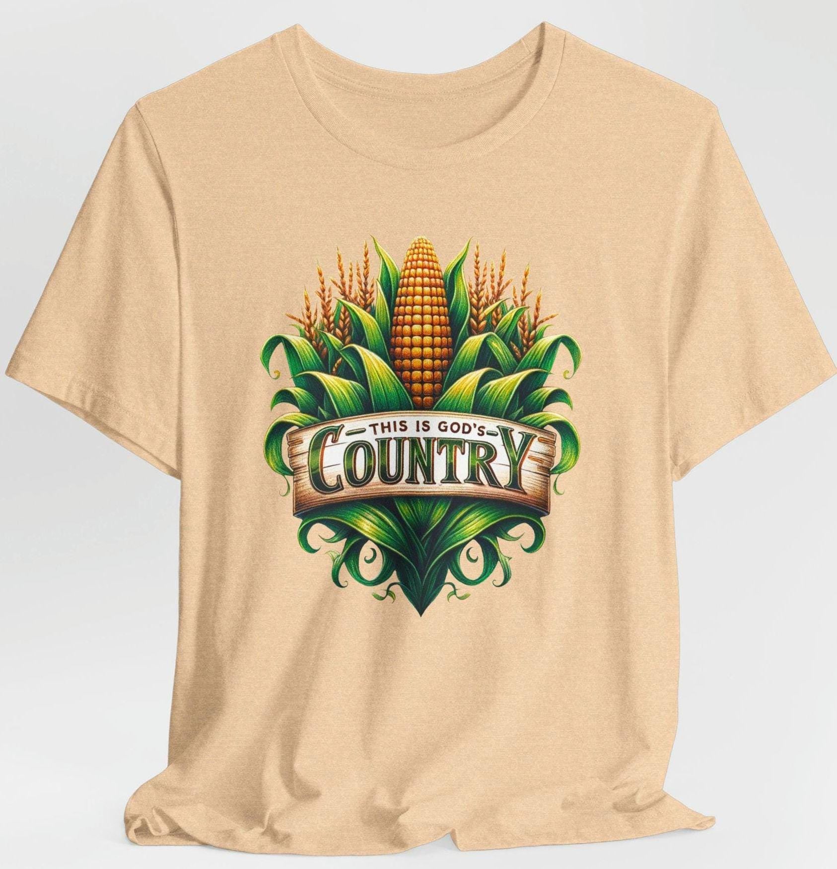 Farming God39s Country Tee Agriculture Gift Farming Tee Agriculture Shirt Rural Lifestyle T Shirt Unisex Farming Gift Farm Life Apparel Graphic Tee – Bold Style · High-Quality Print