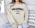 Custom Volleyball Mom T Shirt and Sweatshirt Personalized Volleyball Mom Shirt for Game Day Proud Volleyball Parent Gift for Sports Moms Sweatshirt – Feel-Good Design · Perfect For Daily Wear