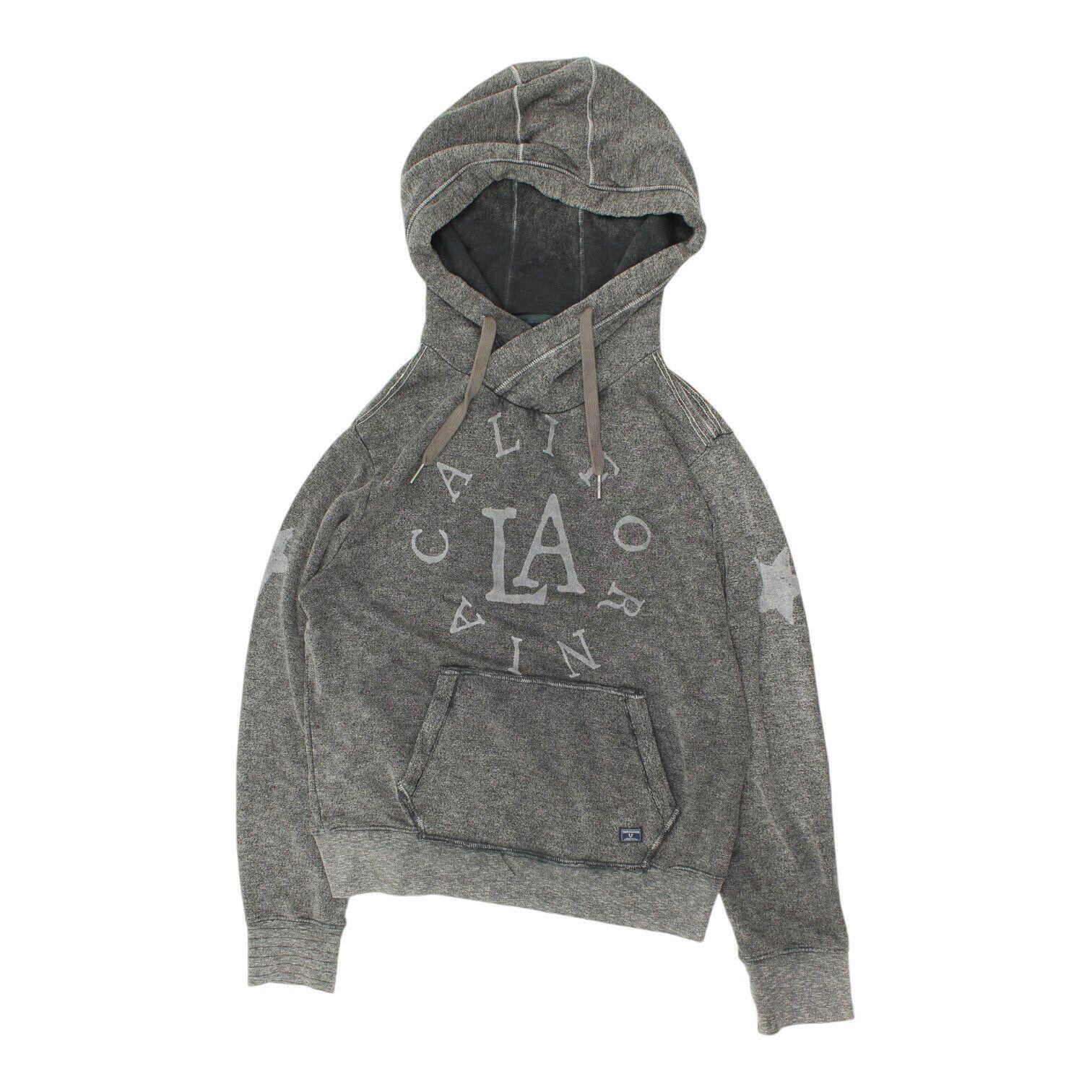 True Religion LA CaliforniaMens Grey Spell Out Logo Hoodie Designer Hoody VTG Hoodie – Fan Favorite · High-Quality Print