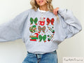 Coquette Christmas School Sweater Christmas Teacher Gift Teacher Xmas Crewneck Women39s Christmas Sweatshirt Festive Holiday Apparel Sweatshirt – Bold Style · High-Quality Print