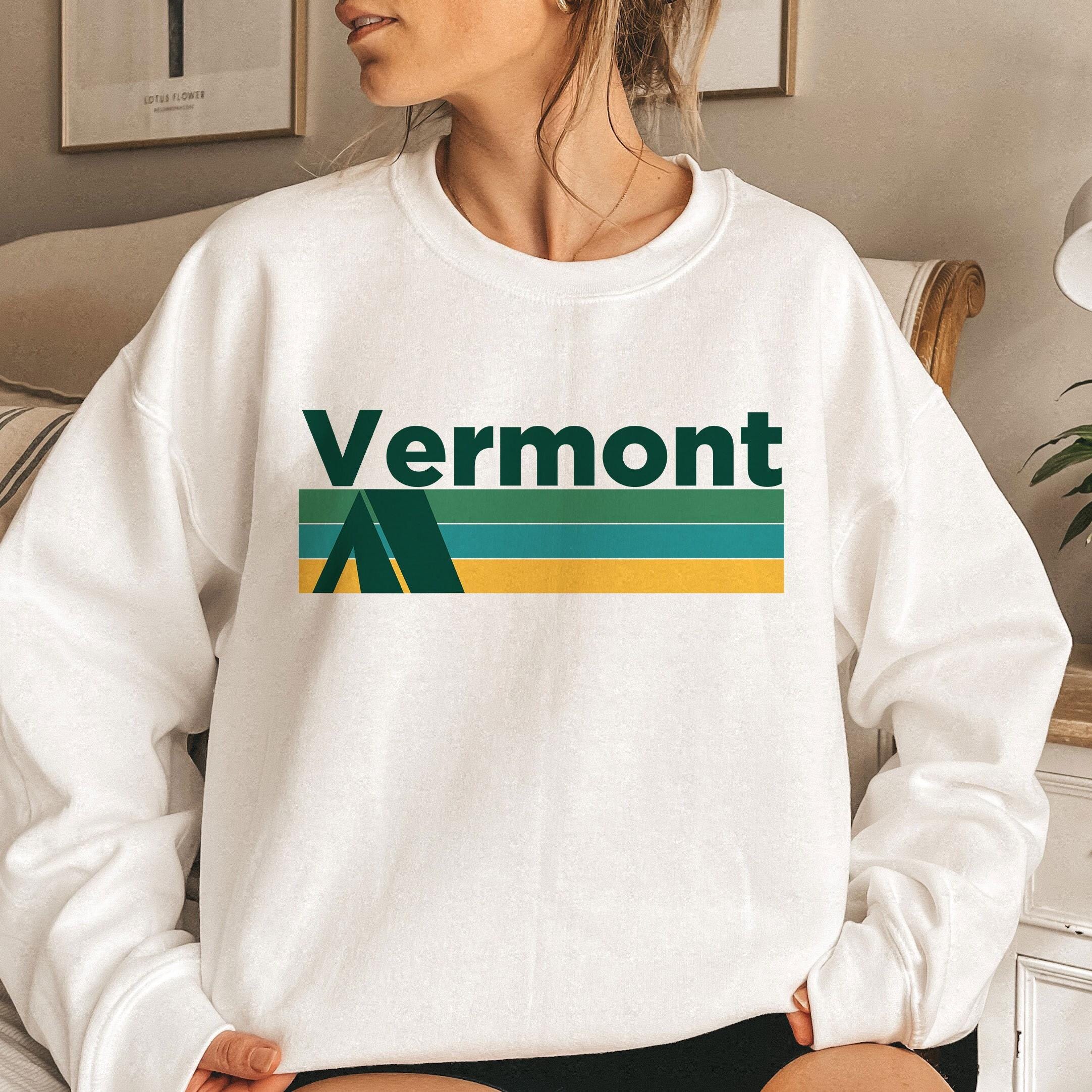 Vermont Sweatshirt Adult Unisex Retro Camping Crewneck Vermont Sweatshirt Personalization Available Sweatshirt – Premium Graphic · Top Pick For Any Outfit