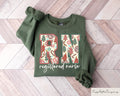 Christmas Registered Nurse Sweatshirt Nurse Shirt For Christmas Christmas Crew Nurse Shirt Registered Nurse Christmas Gift Nurse Hoodie Hoodie – Feel-Good Design · Top Pick For Any Outfit
