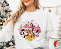 Pink Disney Christmas Shirt Mickey and Friends in Holiday Outfit Perfect Gift for Disney Lovers and Family Holiday Sweatshirt and T shirt Sweatshirt – Everyday Comfort · Must-Have Style