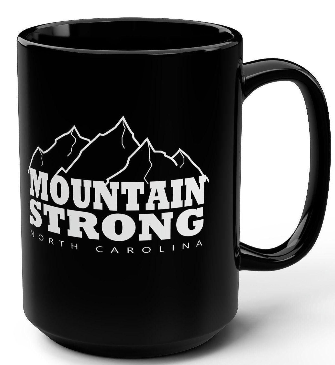 Mountain Strong North Carolina Mug Hurricane Recovery Mug Black Mug 15oz North Carolina Souvenir Mug Hurricane Relief Support Mug Graphic Tee – Everyday Comfort · Trending Graphic Apparel