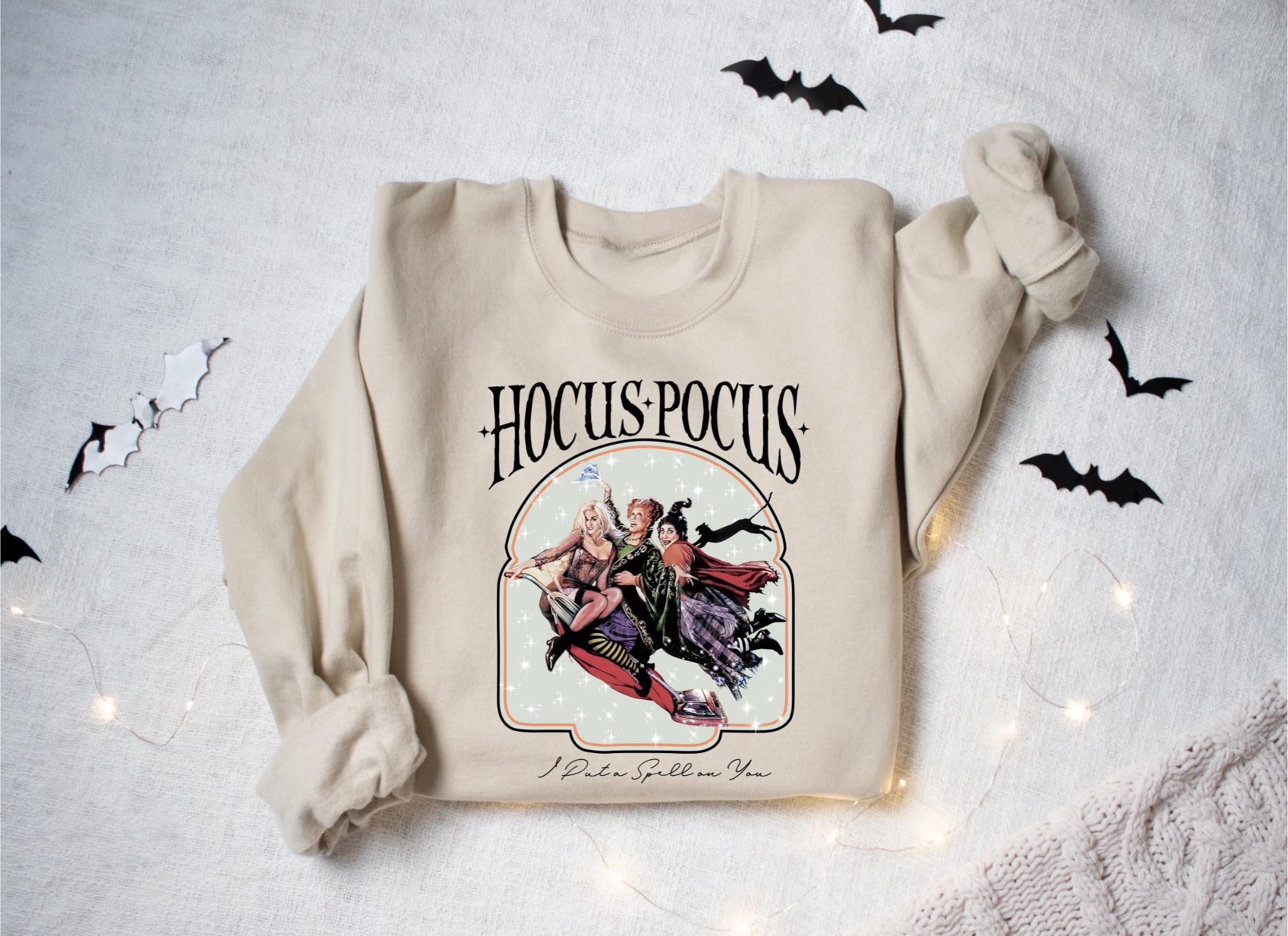 Hocus Pocus Sweatshirt Hocus Pocus Colors Shirt Sanderson Sisters Sweatshirt Halloween Party Shirt Halloween costume Halloween movie Sweatshirt – Soft Feel · Must-Have Style