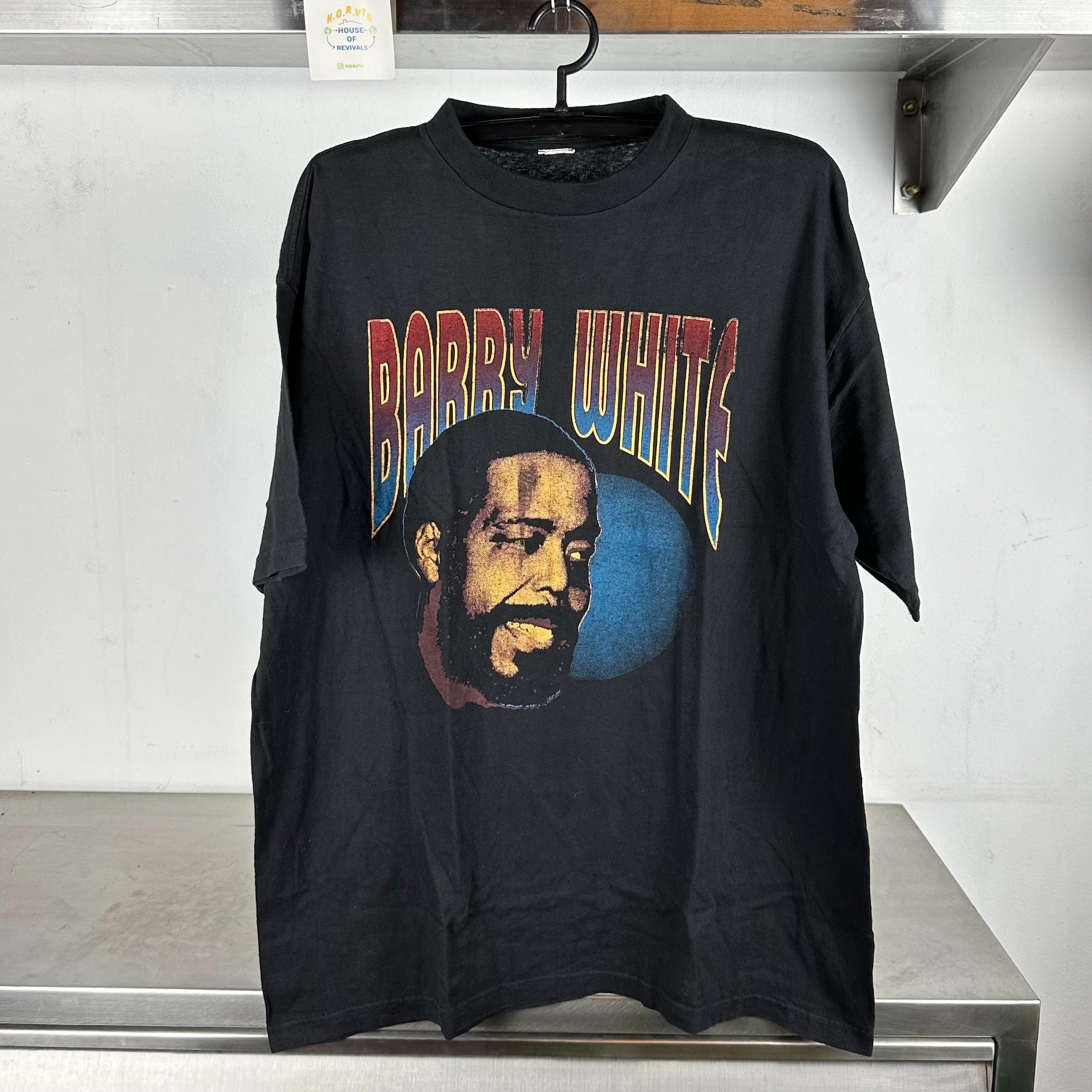 Vintage 1995 Barry White Icon Tour Concert Promo XL Rap Style T shirt Vintage Rap Tees Rap Tshirts Vintage Barry White Music Tees Graphic Tee – Easygoing Wear · Great Gift For Fans