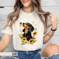 Dachshund Shirt Vintage Dog Shirt Weiner Dog Sunflower Shirt Dachshund Gift Dog Lover Gift Dog Mom Shirt Dog Shirts Retro Shirt Graphic Tee – Aesthetic Look · Top Pick For Any Outfit