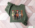 Christmas Horse Sweatshirt Western Christmas Horse Sweater Xmas Horse Tshirt Horse Rider Christmas Gift Womens Christmas Crewneck Sweatshirt – Everyday Comfort · Trending Graphic Apparel