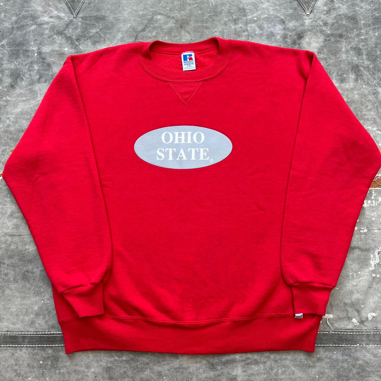 Vintage Russell Athletic Ohio State University Sweatshirt Sweatshirt – Fan Favorite · Top Pick For Any Outfit