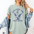 Christian God Loves This Silly Goose Y2K Meme Funny Trendy Animal Sayings Faith Silliest Goose Retro 9039s Gift Graphic Tee – Easygoing Wear · Trending Graphic Apparel