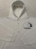 Vintage 1980s 80s The Yacht Club Sailing SailBoat Russell Athletic Hoodie L Hoodie – Aesthetic Look · Trending Graphic Apparel