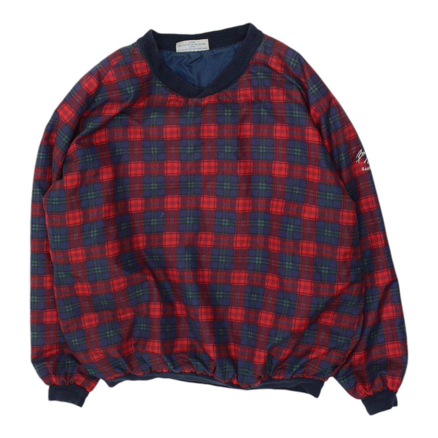 Bruce Clark Mens Red Navy Tartan Golf Top Vintage Designer Pullover Sportswear Graphic Tee – Premium Graphic · Top Pick For Any Outfit