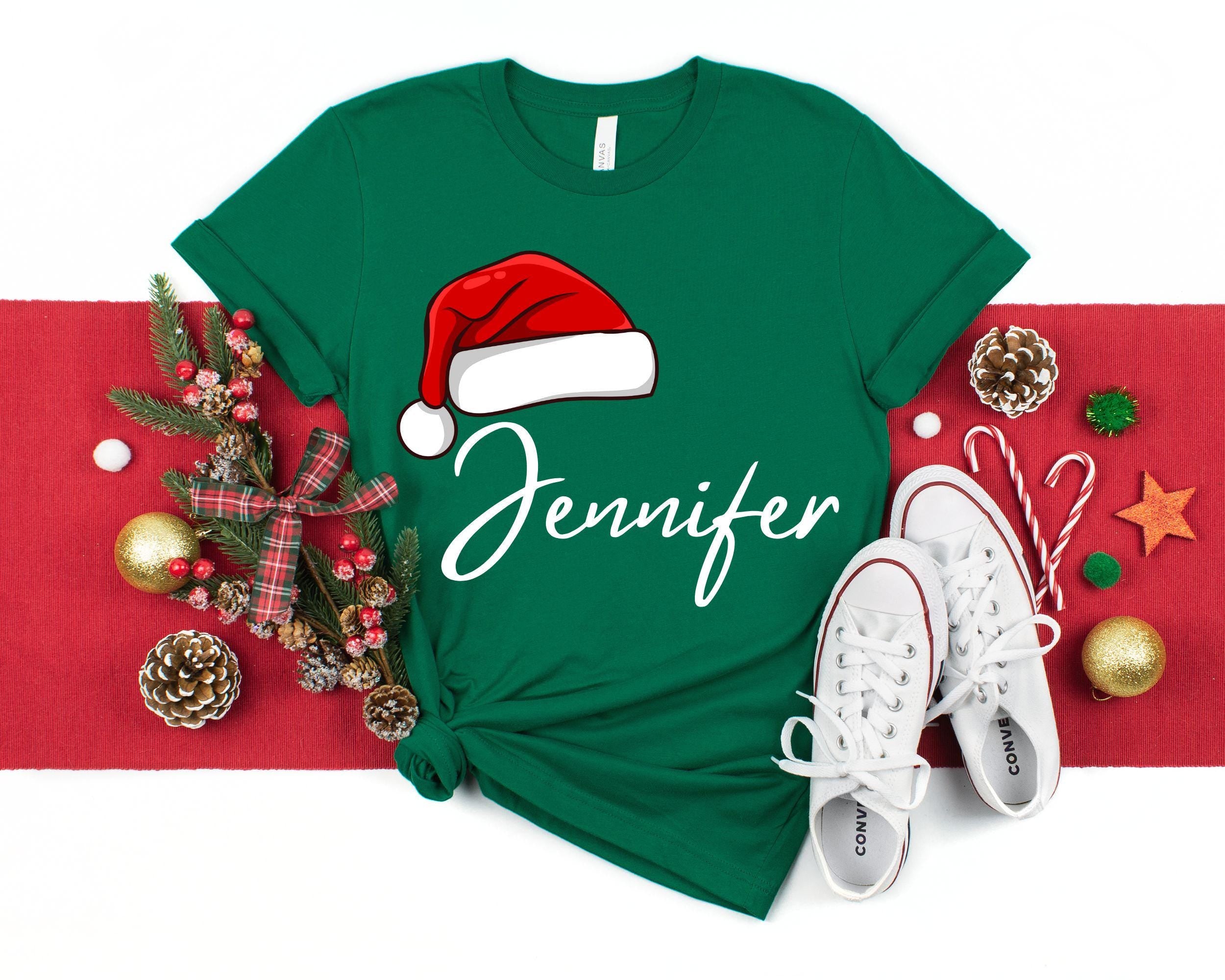 Matching Family Christmas Shirts Family Christmas Shirt Matching Xmas Tees Custom Christmas Tee Personalized Name Christmas Family Shirt Graphic Tee – Warm & Stylish · Must-Have Style