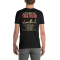6 Stages of Triathlon Back Print Unisex T Shirt Graphic Tee – Everyday Comfort · Perfect For Daily Wear