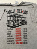 Vintage Y2K Santa Barbara California Beach Trolley Metal Band Parody T Shirt M L Graphic Tee – Feel-Good Design · Great Gift For Fans