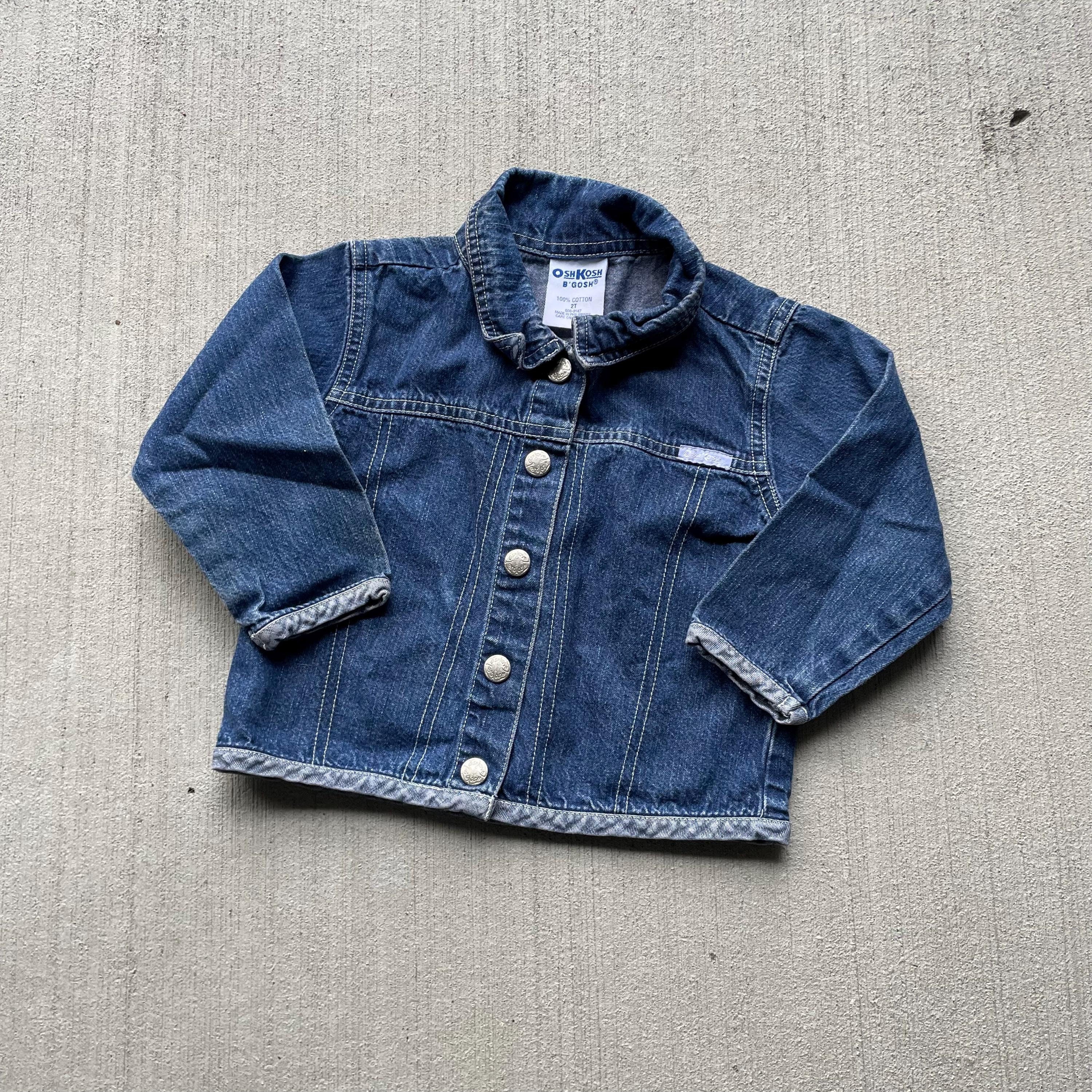 90s Vintage Oshkosh B39gosh Denim Jacket Size 2T Graphic Tee – Everyday Comfort · Perfect For Daily Wear